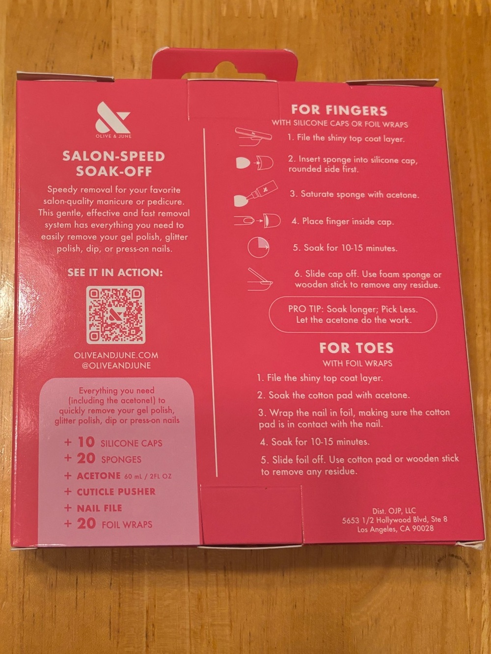 Olive & June Salon-Speed Soak-Off kit - Picture 2 of 2